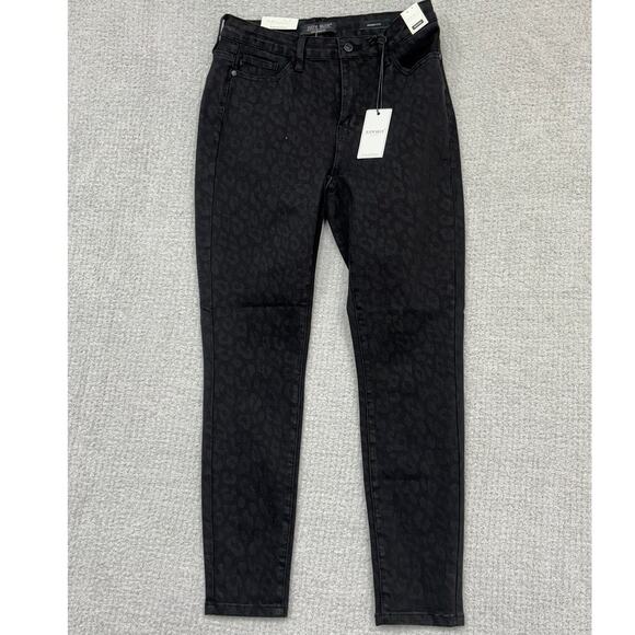 Judy Blue-Black Mid Rise Skinny Fit Jeans Size 9 NWT #62293 - Picture 1 of 3